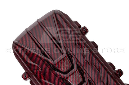 Corvette C8 Coupe Carbon Fiber Engine Cover With Bay Panel Insert