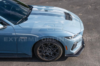 2024-Up Ford Mustang Carbon Fiber Front Upper Hood Vent Insert Cover