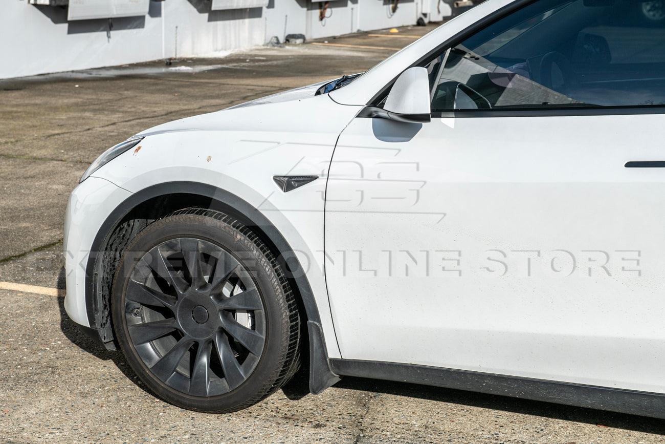 2020-Up Tesla Model 3 & Y Carbon Fiber Exterior Door Camera Covers