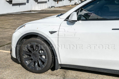 2020-Up Tesla Model 3 & Y Carbon Fiber Exterior Door Camera Covers