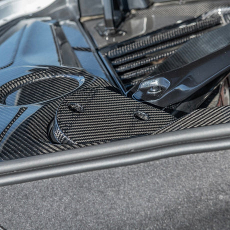 EOS Chevrolet Corvette C8 Carbon Fiber Engine Bay Struct Covers