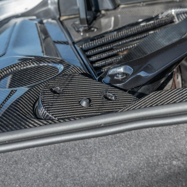 Chevrolet Corvette C8 Carbon Fiber Engine Bay Struct Covers