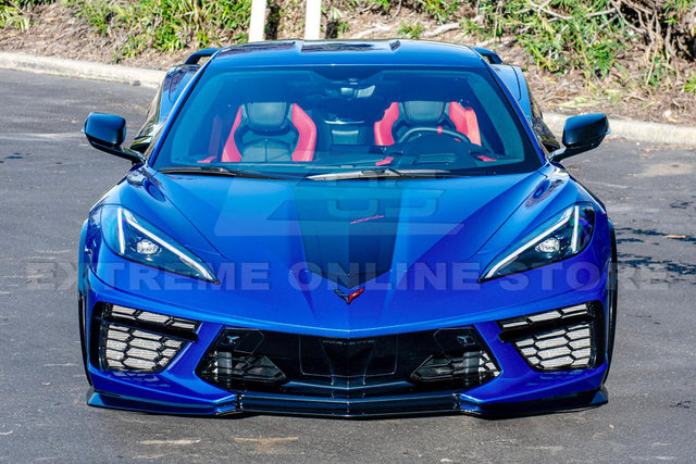 Chevrolet Corvette C8 Z06 Package Front Lip Splitter & Side Skirts