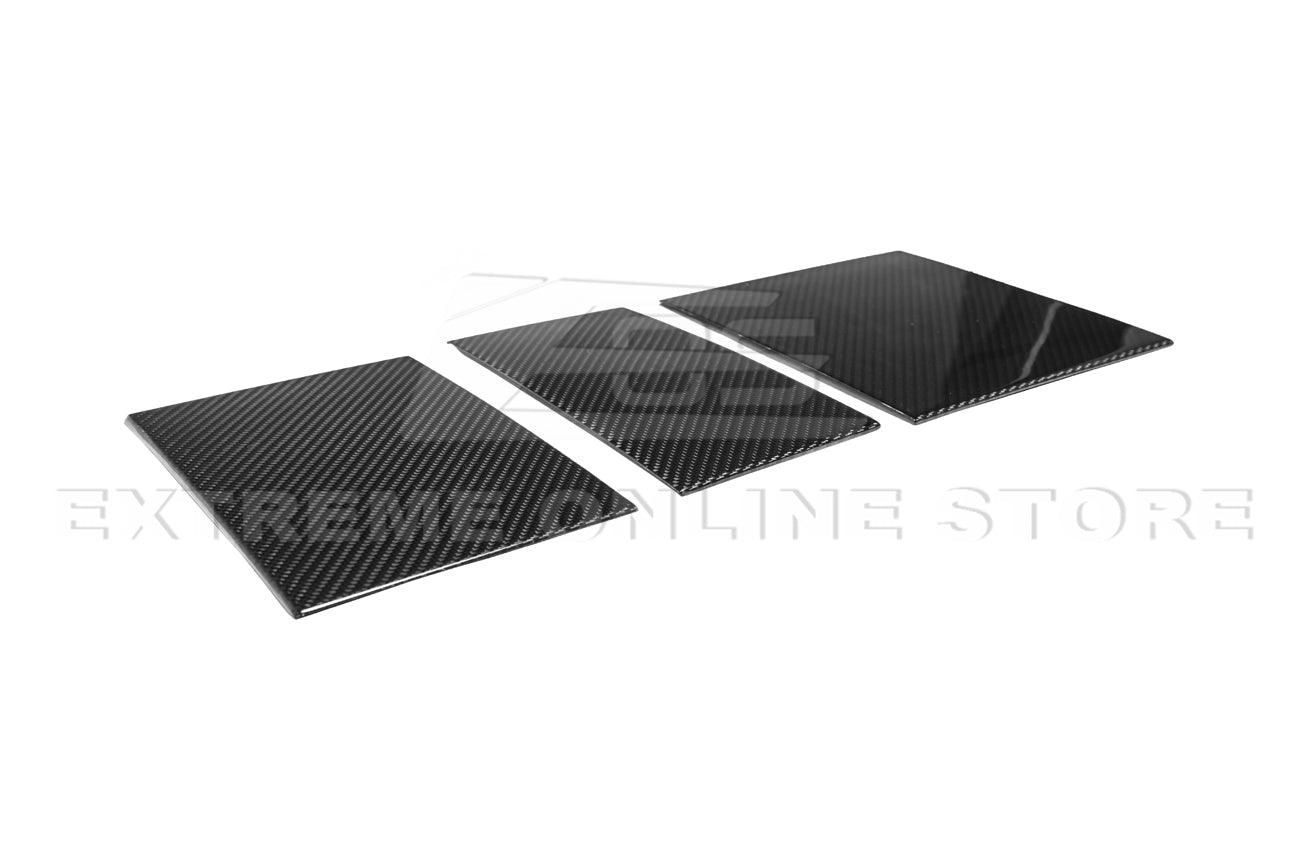 2024-Up Tesla Model 3 Carbon Fiber Interior Central Storage Box Cover
