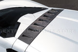 Chevrolet Corvette C8 Rear Roof Wing Spoiler Vortex Generators