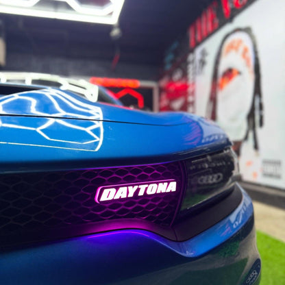 Daytona LED Badge: (Multicolor Flow)