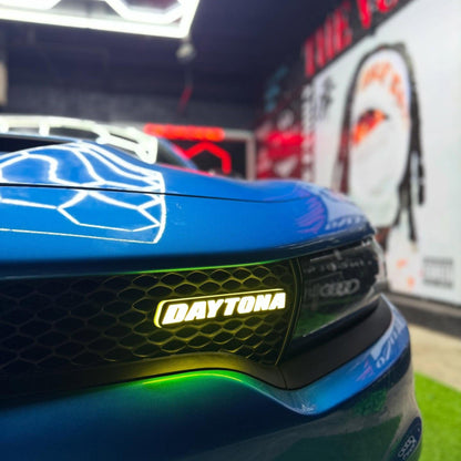 Daytona LED Badge: (Multicolor Flow)