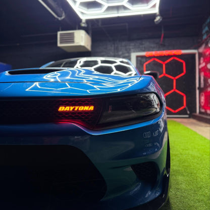 Daytona LED Badge: (Multicolor Flow)