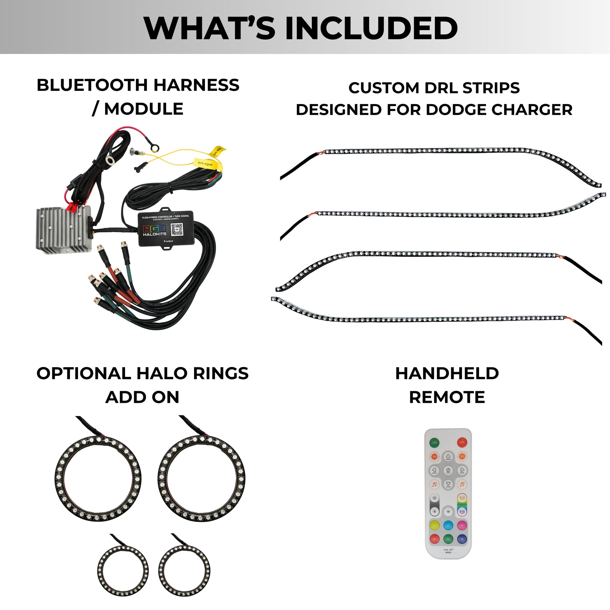 Dodge Charger Flow Series DRL Boards (2015-2023)