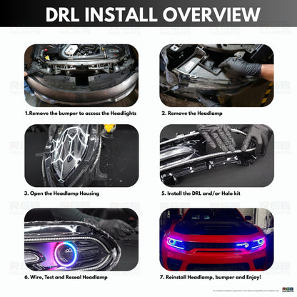 Dodge Charger Flow Series DRL Boards 2.0 | Diffused LED (2015-2023)