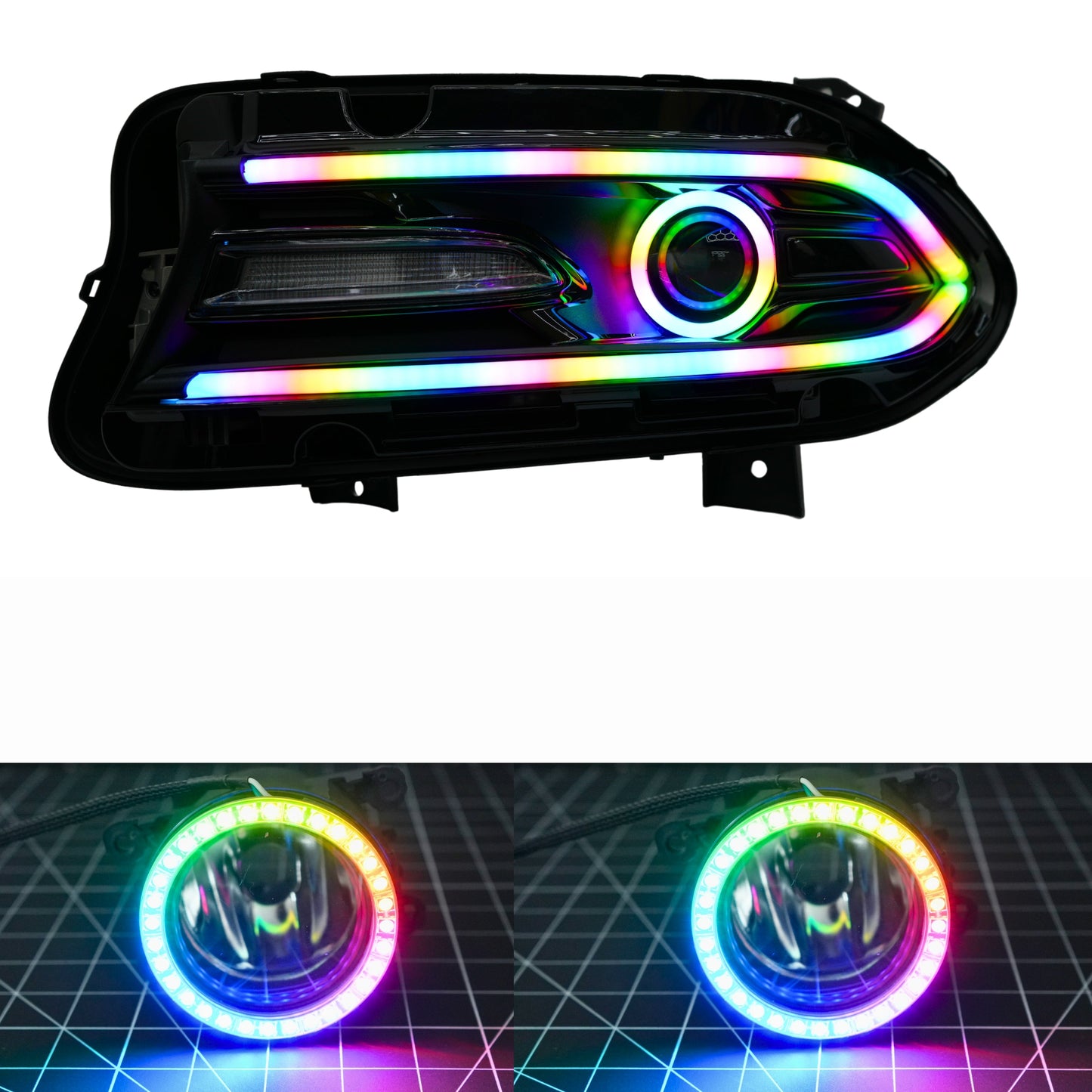 Dodge Charger Flow Series DRL Boards 2.0 | Diffused LED (2015-2023)