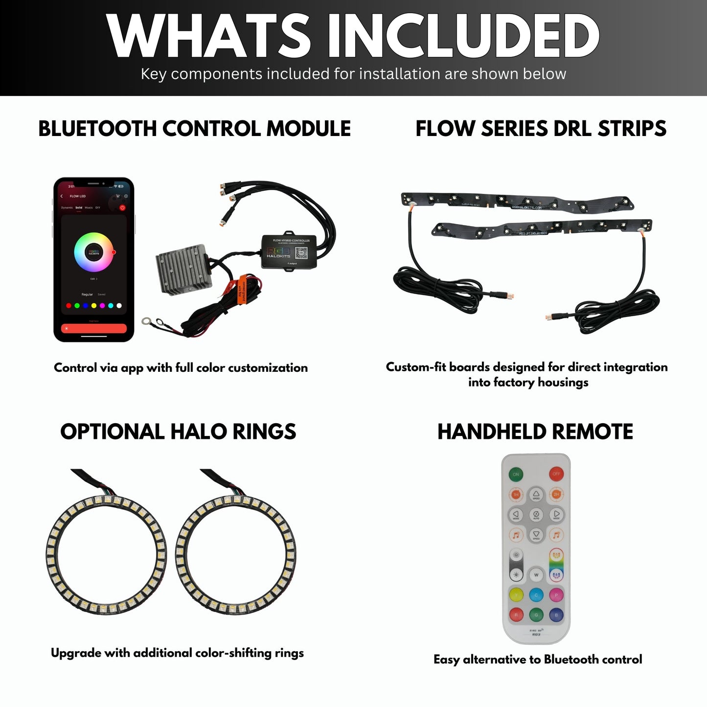 Dodge Durango Multicolor DRL Boards (2014-2020)