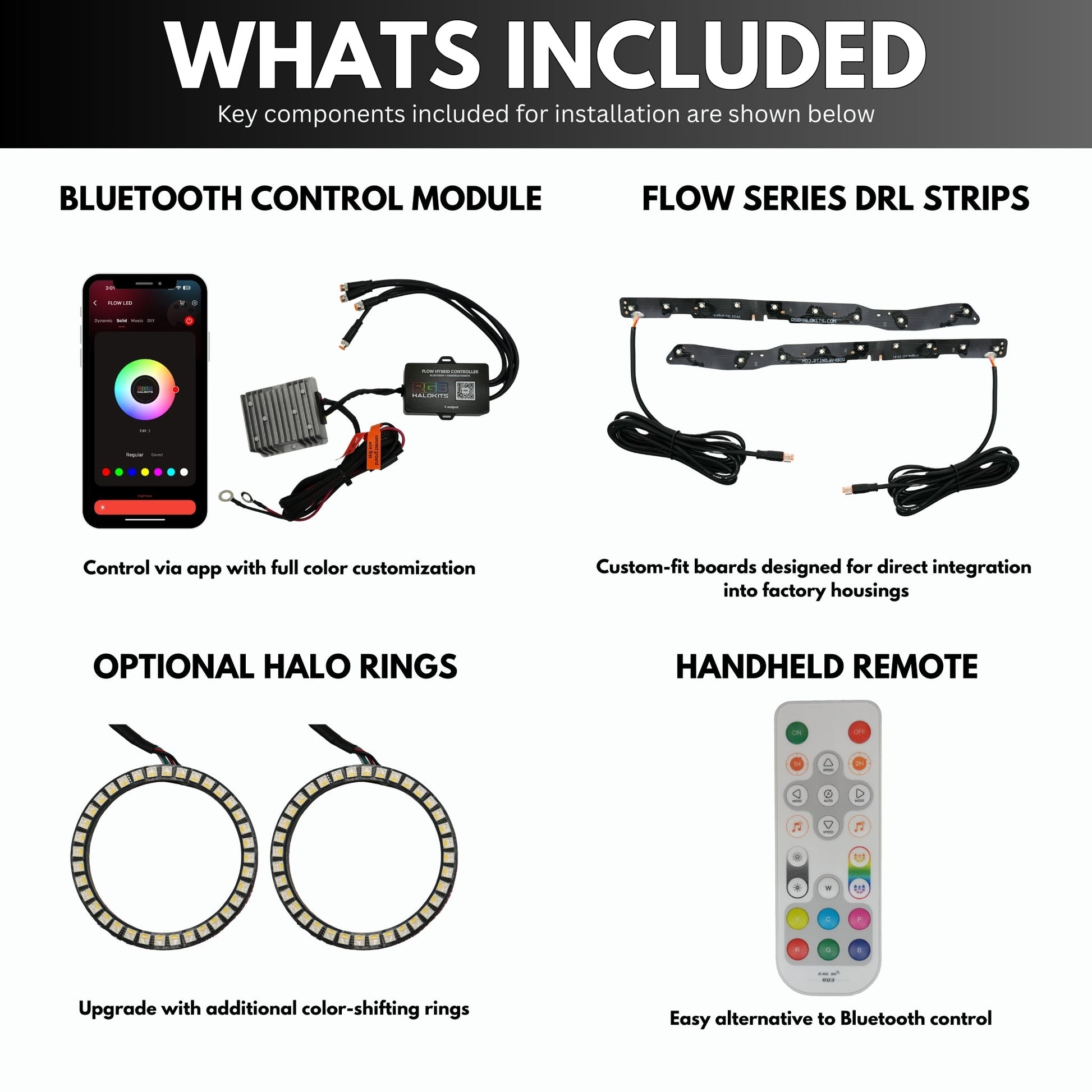 Dodge Durango Multicolor Flow Series DRL Boards (2014-2020)