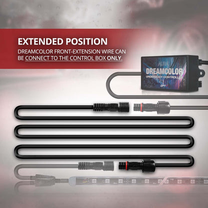 OPT7 Extension Wire 1pc for AURA DreamColor Underglow Lights