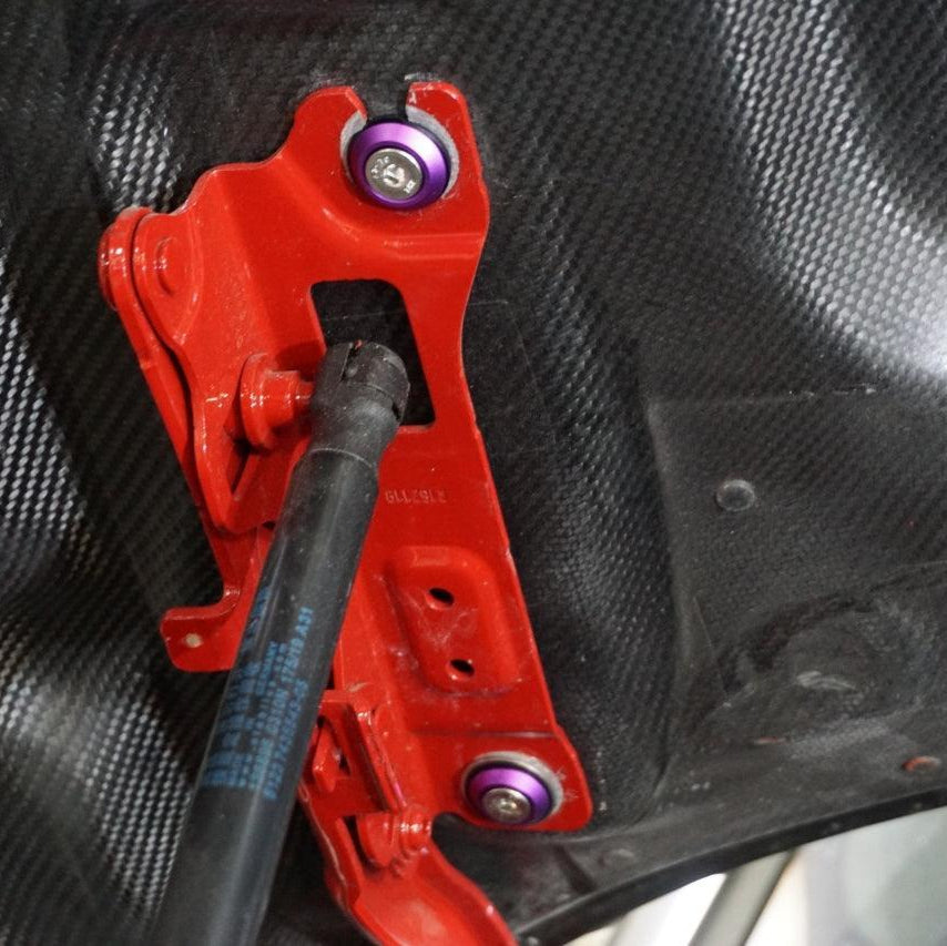 ZSPEC Hood Hinges/Latches/Catches Fasteners for Toyota Supra MKV/MK5, Stainless & Billet