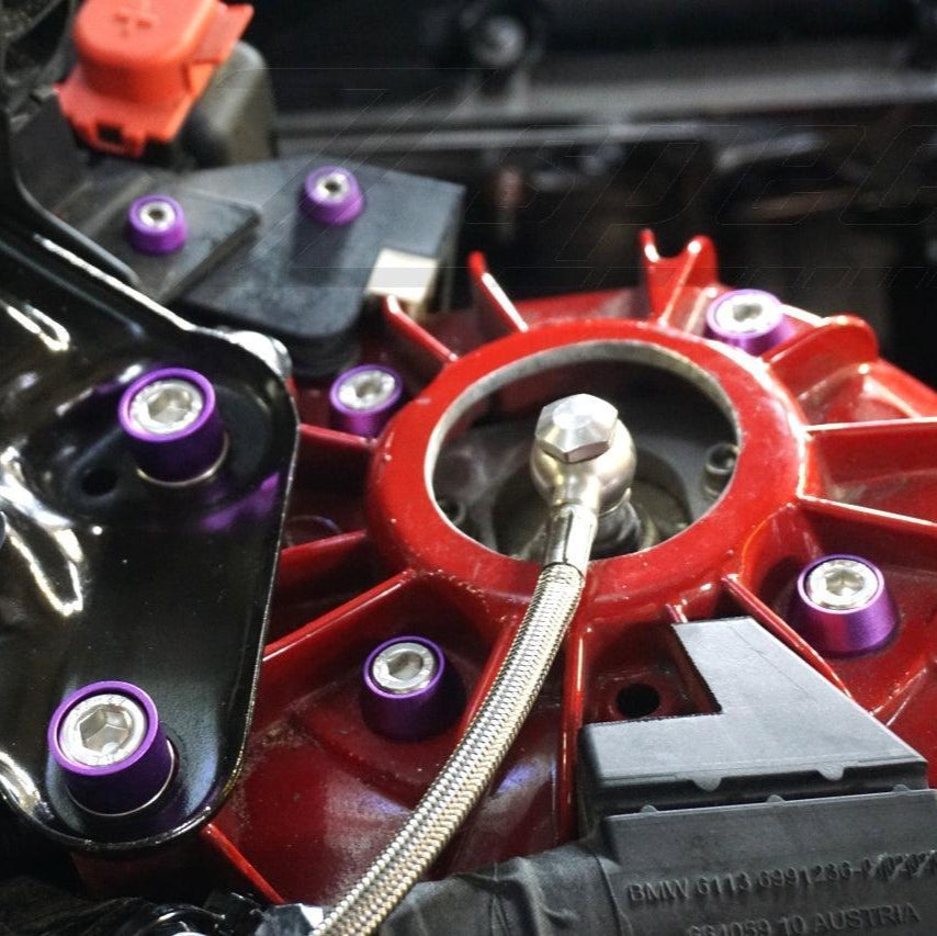 ZSPEC Stage-2 Fastener Kit for '20+ Toyota Supra MKV GR A90, Stainless & Billet