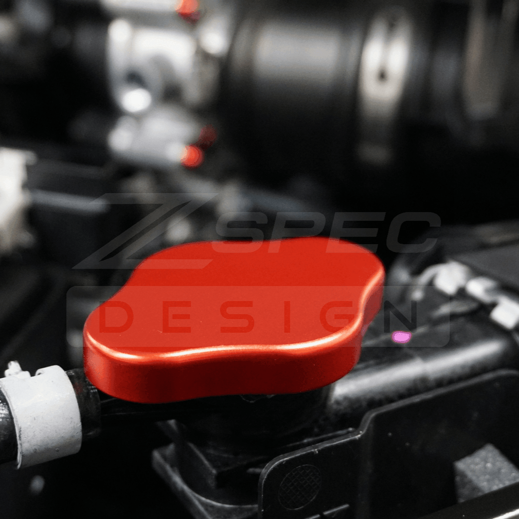 ZSPEC Radiator Cap Cover for '05-22+ Nissan Frontier D40/D41, Billet, w/ Hex Key