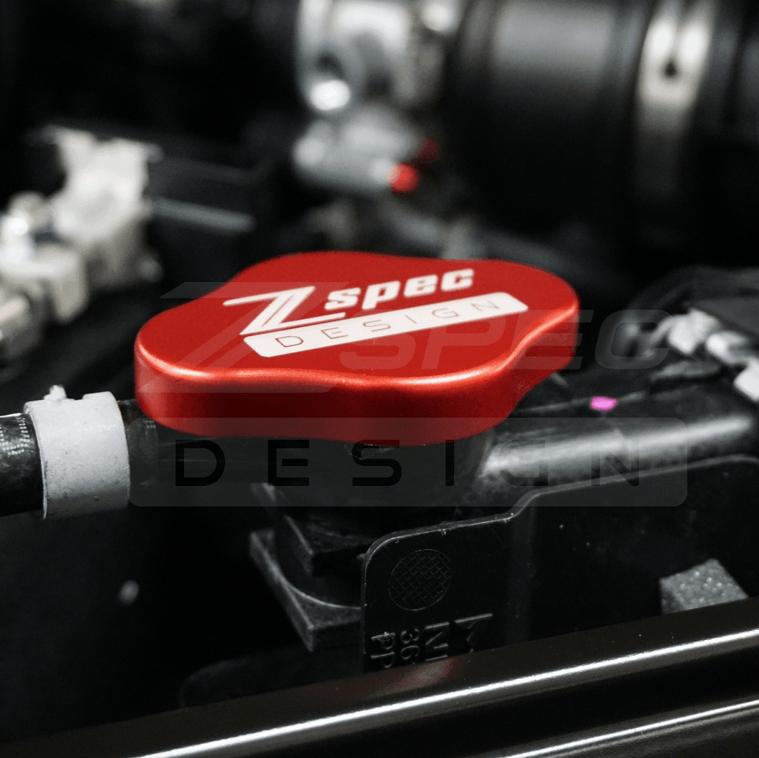 ZSPEC Radiator Cap Cover for '05-22+ Nissan Frontier D40/D41, Billet, w/ Hex Key