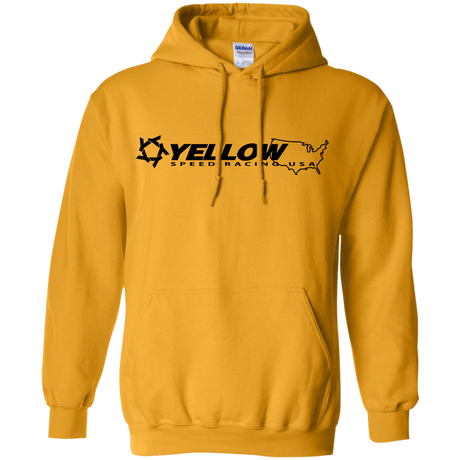 Yellow Speed Racing USA Pullover Hoodie