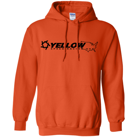Yellow Speed Racing USA Pullover Hoodie