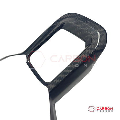 2024+ S650 Mustang Hard Carbon Fiber Steering Wheel Trim Covers