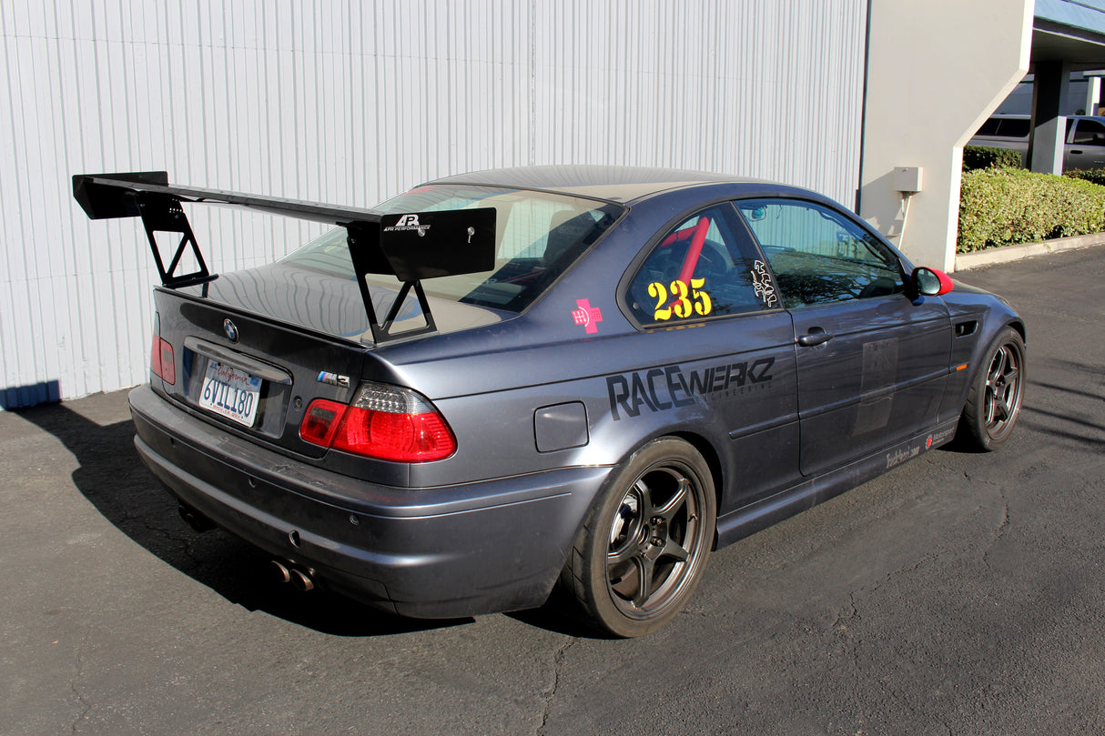APR GT-250 61" & 67" Carbon Fiber Adjustable Wing BMW E46 1998-2005