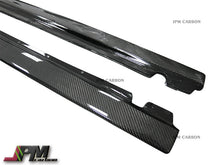 DP Style Carbon Fiber Side Skirt Add-on Lip Fits For 2005-2011 BMW E90 with M-Sport Package Only