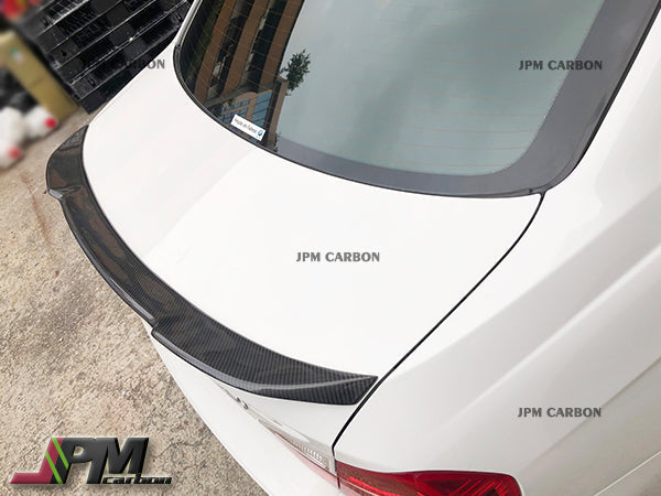 CS Style Carbon Fiber Trunk Spoiler Fits For 2005-2011 BMW E90 3-Series Sedan Only