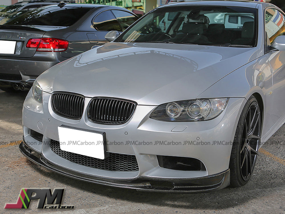 3D Style Carbon Fiber Front Bumper Add-on Lip Fits For 2008-2013 BMW E90 E92 E93 M3 Only