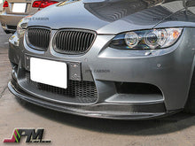 ARKYM 1 Style Carbon Fiber Front Bumper Add-on Lip Fits For 2008-2013 BMW E90 E92 E93 M3 Only