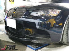 CT Style Carbon Fiber Front Bumper Add-on Lip Fits For 2008-2013 BMW E90 E92 E93 M3 Only