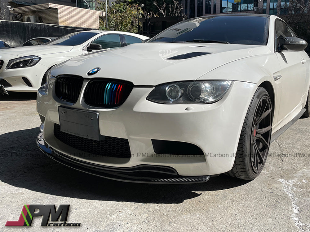 GTS Style Carbon Fiber Front Bumper Add-on Lip Fits For 2008-2013 BMW E90 E92 E93 M3 Only