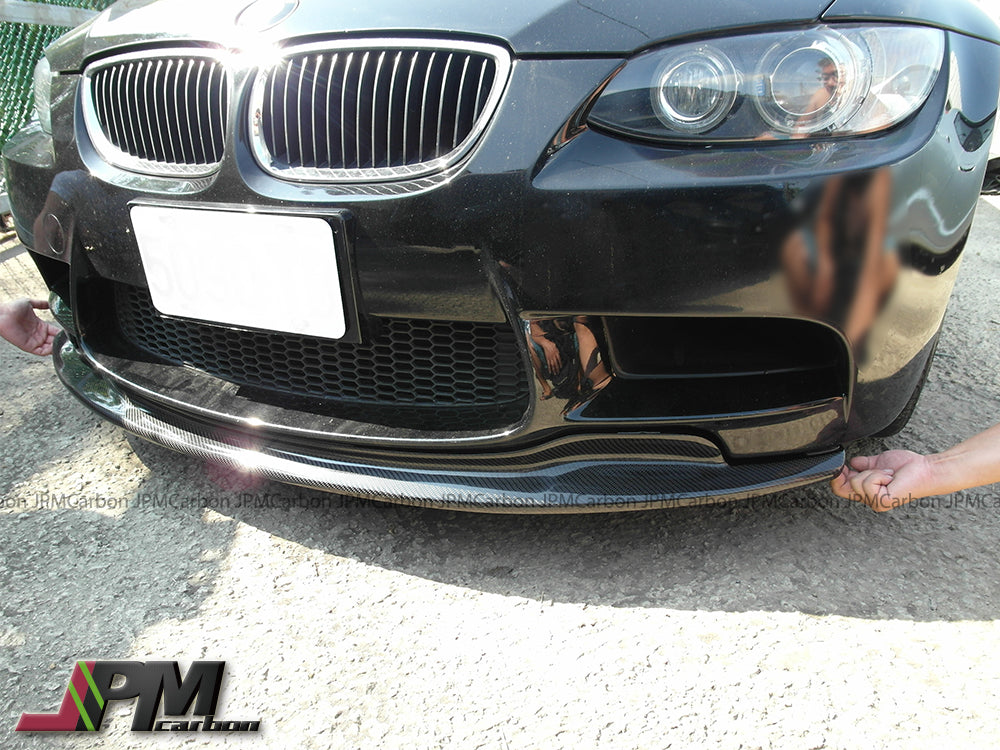 GTS Style Carbon Fiber Front Bumper Add-on Lip Fits For 2008-2013 BMW E90 E92 E93 M3 Only