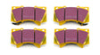 EBC Brakes - Brake Pads Yellowstuff Frt Toyota Land Cruiser