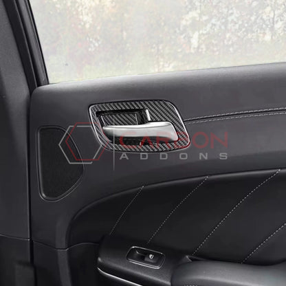 Dodge Charger 2015-2023 Carbon Fiber Door Handle Trim Covers