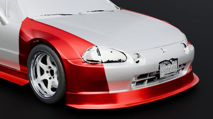 (SPECIAL-ORDER) Touring Car Widebody - Honda Civic CR-X Del Sol (92-98)