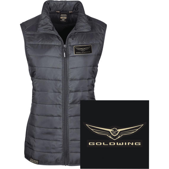 Women's Goldwing Puff Vest - Black - Small 25-85810