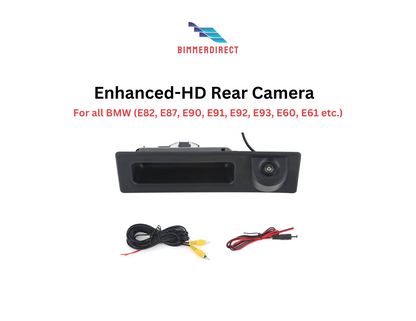 ENHANCED-HD BMW E-chassis Rear Camera (E82, E87, E90, E92, E93, E60, etc.)