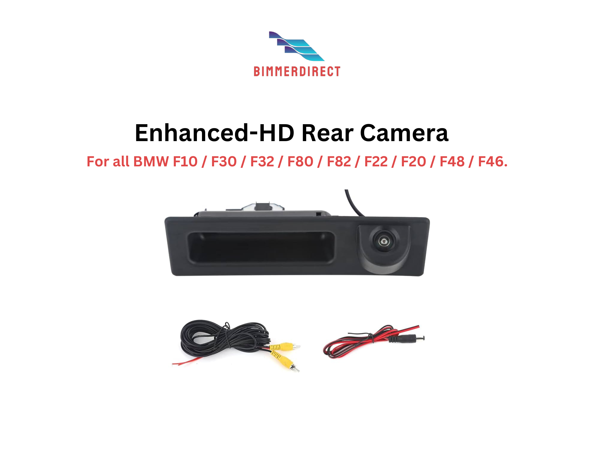 ENHANCED HD BMW F-chassis Rear Camera (F10 / F30 / F32 / F80 / F82 / F22 / F20 / F48 / F46)
