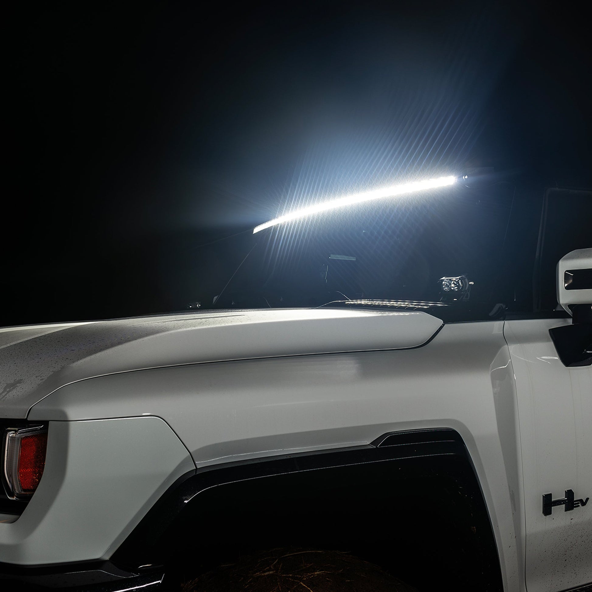 2022-2025 Hummer EV 50" Roof Mount Curved Light Bar w/ Brackets