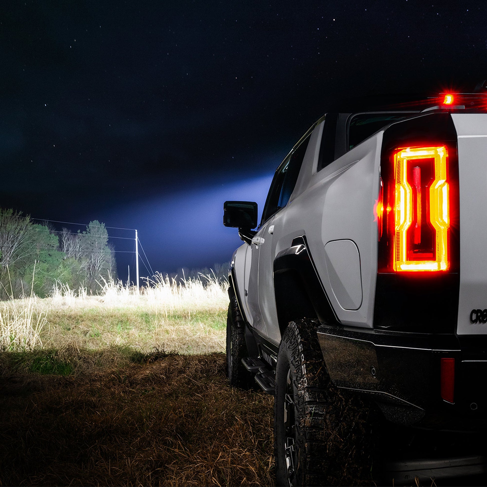 2022-2025 Hummer EV 50" Roof Mount Curved Light Bar w/ Brackets