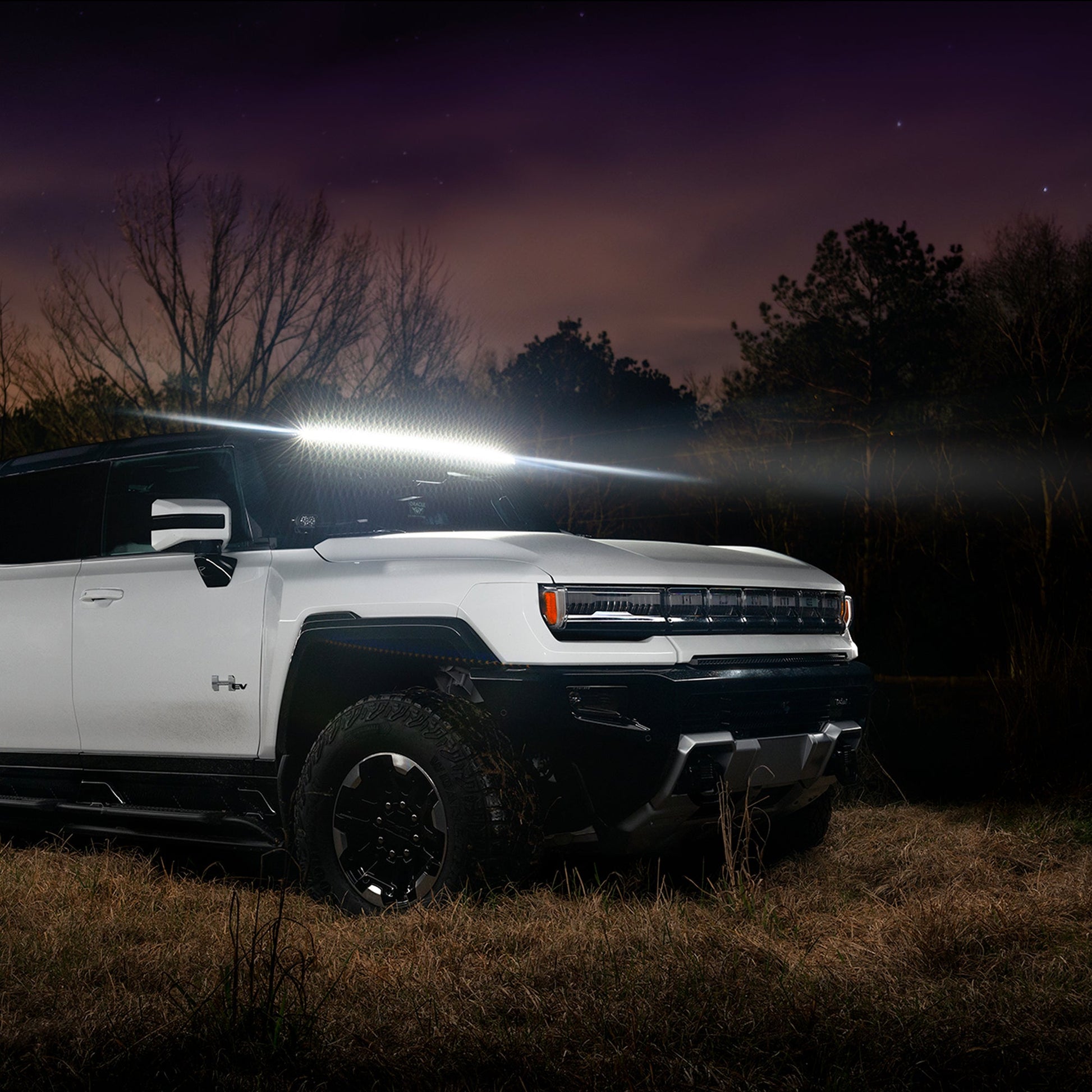 2022-2025 Hummer EV 50" Roof Mount Curved Light Bar w/ Brackets