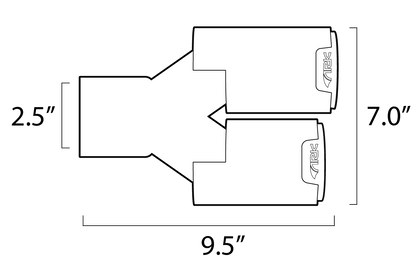 3.5" Slip-On Dual Tips
