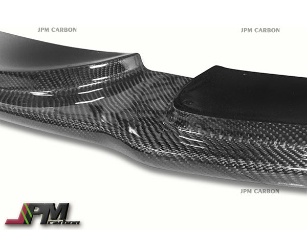 HM Style Carbon Fiber Front Bumper Add-on Lip Fits For 2011-2016 BMW F10 5-Series M-Sport Package Only