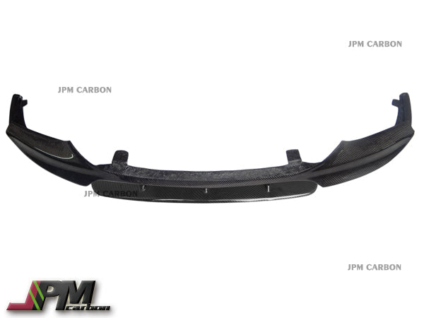 V2 Style Carbon Fiber Front Bumper Add-on Lip Fits For 2011-2016 BMW F10 5-Series M-Sport Package Only