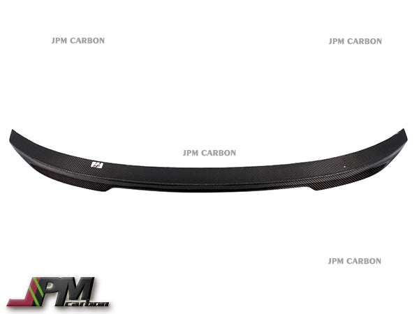 CS Style Carbon Fiber Trunk Spoiler Fits For 2011-2016 BMW F10 5-Series Sedan Only