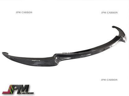 V Style Carbon Fiber Front Bumper Add-on Lip Fits For 2012-2018 BMW F06 F12 F13 M6 Only