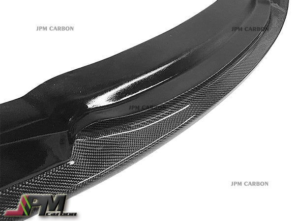 3D Style Carbon Fiber Front Bumper Add-on Lip Fits For 2012-2018 BMW F06 F12 F13 6-Series with M-Sport Package Only