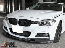 3D Style Carbon Fiber Front Bumper Add-on Lip Fits For 2012-2018 BMW F30 F31 with M-Sport Package Only