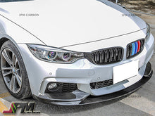 Performance Style Carbon Fiber Front Bumper Add-on Lip Fits For 2014-2020 BMW F32 F33 F36 with M-Sport Package Only